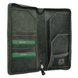 Дорожный компаньон-портмоне из натуральной кожи с RFID Visconti Hunter Wing 728 Oil Green, Oil Green (Темно-зеленый)