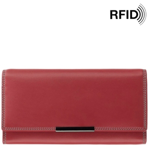 Женский кошелек из натуральной кожи Visconti Rio Paloma R11 Red/Rhumba