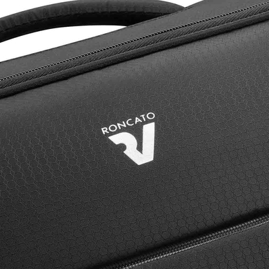 Ультралегка валіза з текстилю на 2-х колесах Roncato Lite Plus 414723 чорна (мала)