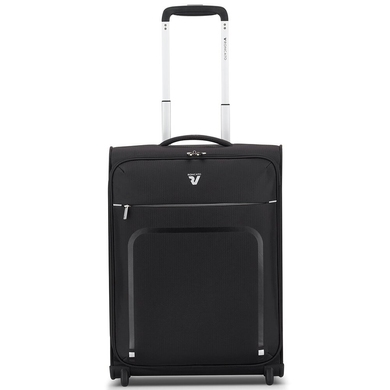 Ультралёгкий чемодан из текстиля на 2-х колесах Roncato Lite Plus 414723 черный (малый)