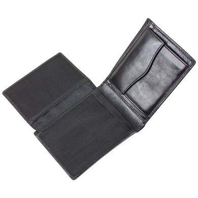 Чоловіче шкіряне портмоне Tony Perotti Italico 396 (чорне), Чорний