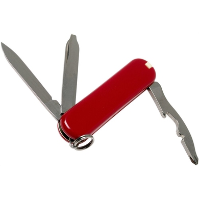 Складной нож-брелок миниатюрный Victorinox Rally 0.6163 (Красный)