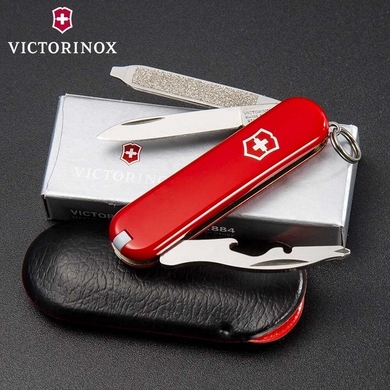 Складаний ніж-брелок мініатюрний Victorinox Rally 0.6163 (Червоний)