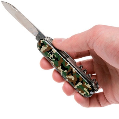 Складной нож Victorinox Climber 1.3703.94 (Зеленый камуфляж)