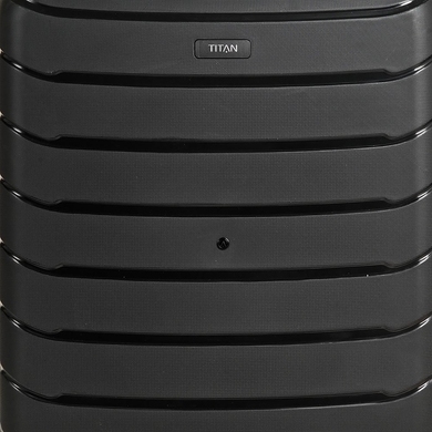 Валіза Titan LIMIT із поліпропілену на 4-х колесах 823405 (середня), Чорний