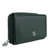 Шкіряний малий гаманець Tergan із зернистої шкіри TG5798 зеленого кольору