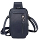 Шкіряна сумка Tony Bellucci з петелькою на ремінь TB5254-49 темно-синя, Темно-синій