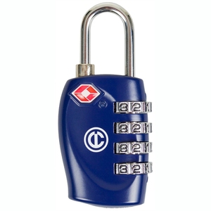 Навісний кодовий замок Carlton Travel Accessories з системою TSA  05992798XBLU;03 Blue