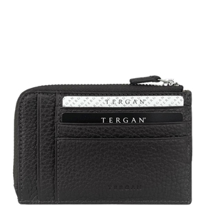 Кожаная ключница Tergan с карманами для карт TG265 коричневого цвета