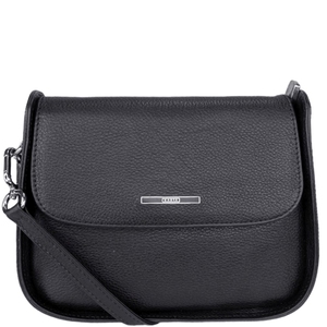 Женская сумка Karya из зернистой кожи KR2371-45 черного цвета, Черный