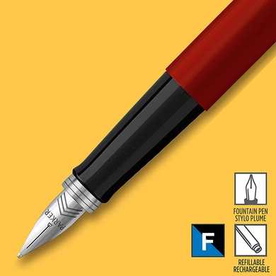 Перьевая ручка Parker Jotter 17 Standart Red CT FP F 15 711 Красный