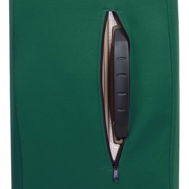 Чехол защитный для большого чемодана из неопрена L 8001-32, 800-Темно-зеленый (бутылочный)