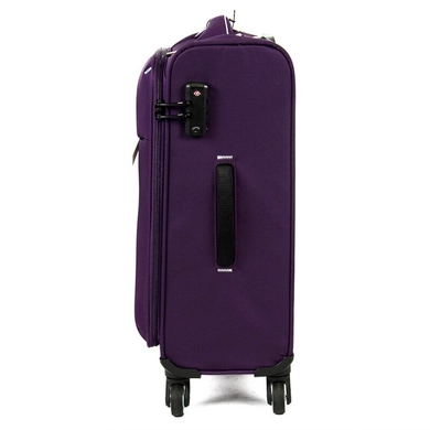 Чемодан IT Luggage Glint текстильный на 4-х колесах 2357-04-S (малый), ITLuggage-Glint-Purple
