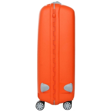 Валіза з поліпропілену на 4-х колесах Roncato Light 500712 (середня), 5007-52-Оранжевый