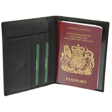 Обкладинка на паспорт Visconti 2201, Чорний