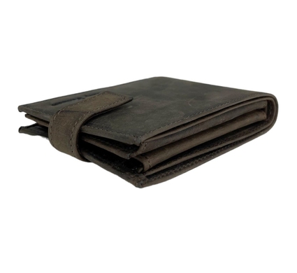 Кожаное портмоне Tony Bellucci с откидным карманом TB142-C04 темно-коричневое, Темно-коричневый
