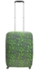 Чохол захисний для малої валізи з неопрена Жаккард Візерунок салатовий S 8003-0410