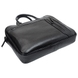 Мужская сумка-портфель Bond NON из натуральной телячьей кожи 1095-281 черная