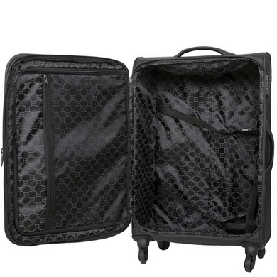 Чемодан текстильный на 4-х колесах V&V Travel Light & Motion СТ810-65 (средний), 810-Черный
