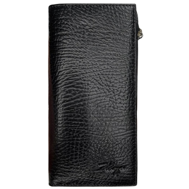 Мужское вертикальное портмоне из натуральной кожи Karya 0969-03 черного цвета, Черный