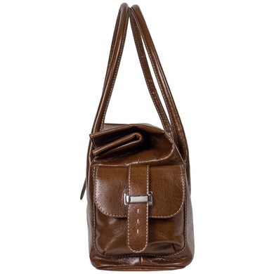 Жіноча шкіряна сумка Mattioli 037-07C коричнево-руда, Коричнево-руда