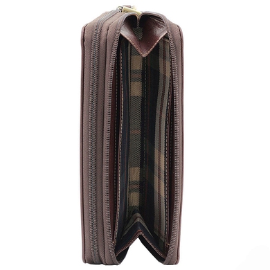 Чоловіче портмоне-клатч із натуральної шкіри Tony Perotti Italico 3668 moro (коричневий), Коричневий