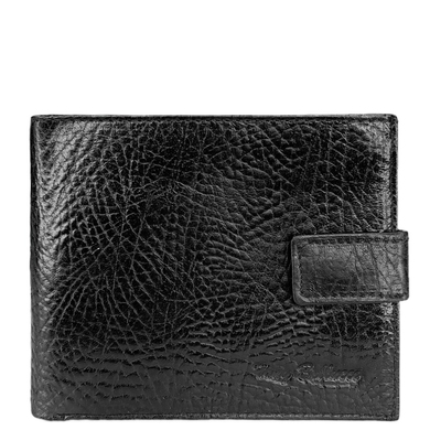 Кожаное портмоне Tony Bellucci с откидным карманом TB142-893 черное, Черный