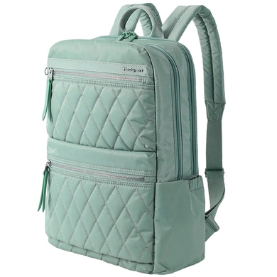 Жіночий рюкзак Hedgren Inner city AVA з відділенням для ноутбуку до 15.4" HIC432/252-01 Quilted Sage (Світло-зелений/шавлія)