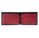 Затискач для грошей на магніті Karya з натуральної шкіри 1-0902-076-1 чорний, Чорний з червоним всередині