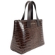 Женская сумка из натуральной итальянской кожи Mattioli 134-15C темно-коричневая, Темно-коричневый