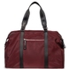 Дорожня сумка текстильна з натуральною шкірою Vanessa Scani V012-103 Burgundy, бургунди