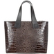 Жіноча сумка з натуральної італійської шкіри Mattioli 134-15C темно-коричнева, Темно-коричневий