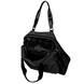 Дорожня сумка текстильна з натуральною шкірою Vanessa Scani V012-100 Black, Чорний