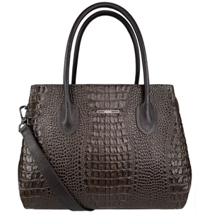 Женская сумка на молнии Karya KR2469-542 коричневого цвета, Коричневый