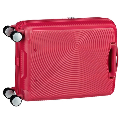Чемодан American Tourister Soundbox из полипропилена на 4-х колесах 32G*001 Coral Red (малый)