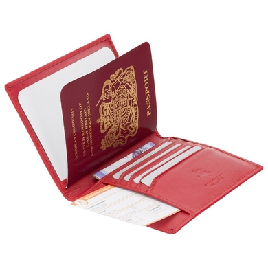 Обкладинка на паспорт Visconti 2201, Red