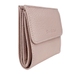 Малый кожаный кошелек Tony Bellucci на кнопке TB893-202 пудрового цвета