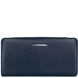 Великий шкіряний гаманець Eminsa із зернистої шкіри ES2151-18-19 синього кольору