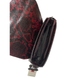 Жіноча сумка Karya з натуральної шкіри 5068-529 чорного кольору з бордовим, Чорно-бордовий