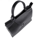 Средняя женская сумка Eminsa из зернистой кожи ES40323 черного цвета, Черный