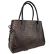 Жіноча сумка на блискавці Karya KR2469-542 коричневого кольору, Коричневий