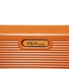 Валіза V&V Travel Pink & Orange із полікарбонату на 4-х колесах PC023-55 (мала), PC023-Orange