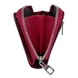 Женский кожаный кошелек Karya среднего размера KR1152-018 бордовый с красным