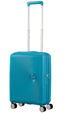 Валіза American Tourister Soundbox із поліпропілену на 4-х колесах 32G*001 Summer Blue (мала)