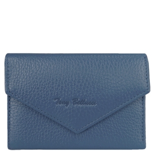 Жіночий гаманець на кнопці Tony Bellucci з натуральної шкіри TB858-215 джинсовий