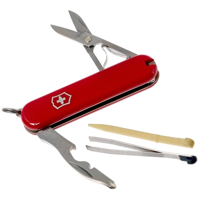 Складной нож-брелок миниатюрный Victorinox Jetsetter 0.6263 (Красный)