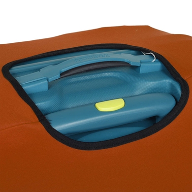 Чехол защитный для среднего чемодана из дайвинга M 9002-44 Терракотовый (кирпичный), Терракотовый (кирпичный)