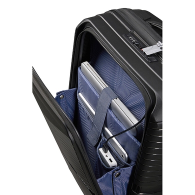 Чемодан American Tourister Airconic с отделением для ноутбука до 15,6" из полипропилена на 4-х колесах 88g*005 Onyx Black (малый)