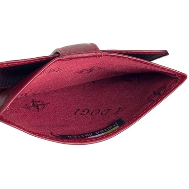 Кожаная кредитница с отделением для купюр Tony Perotti Cortina 5062 rosso (красная)