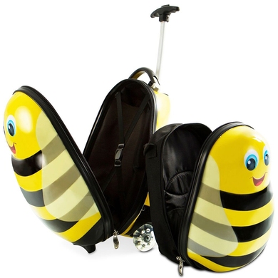 Набор детский Heys Travel Tots Bumble Bee 13030-3086-00 (чемодан на 2 колесах + рюкзак), Heys Travel Tots Bumble Bee